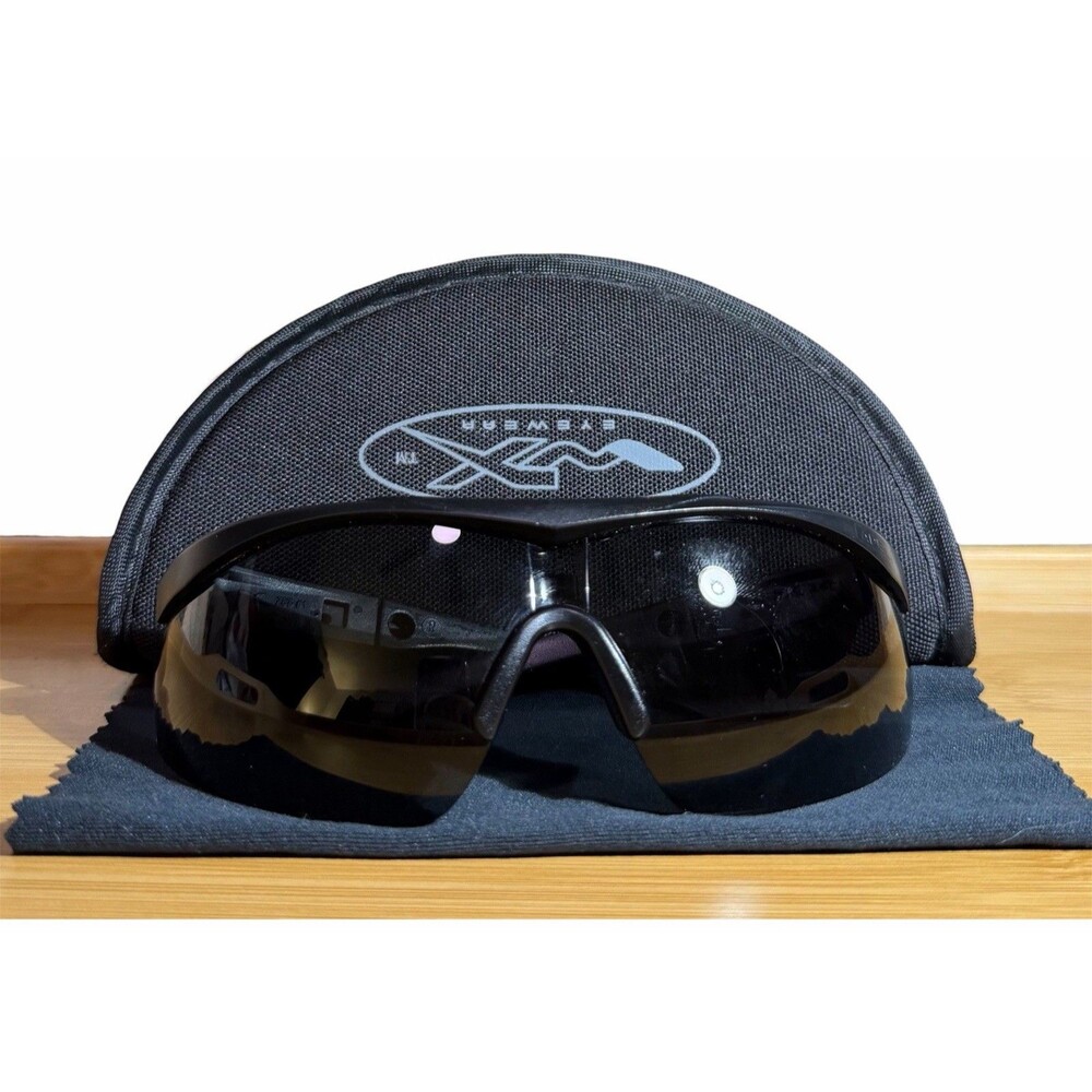Wiley X Talon APEL Tactical Ballistic Protection glasses With Case 2 Lenses